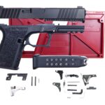 P80 PFC9 Compact 9mm Luger Build Kit - Aggressive Textured Black